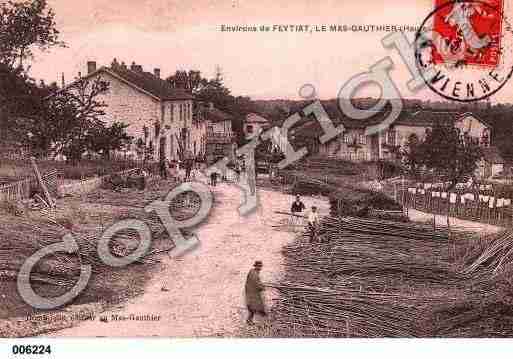 Ville de FEYTIAT, carte postale ancienne