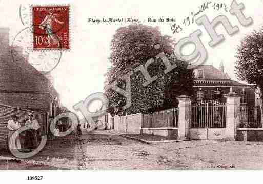 Ville de FLAVYLEMARTEL, carte postale ancienne