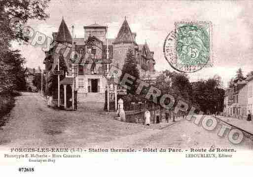 Ville de FORGESLESEAUX, carte postale ancienne
