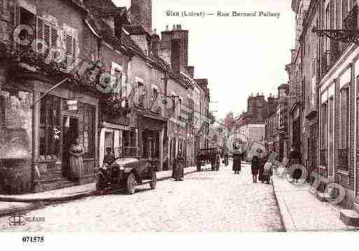 Ville de GIEN, carte postale ancienne