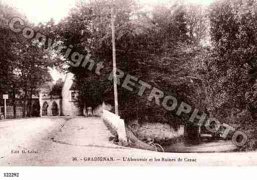 Ville de GRADIGNAN, carte postale ancienne