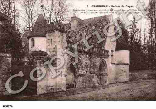 Ville de GRADIGNAN, carte postale ancienne