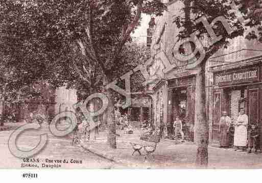 Ville de GRANS, carte postale ancienne