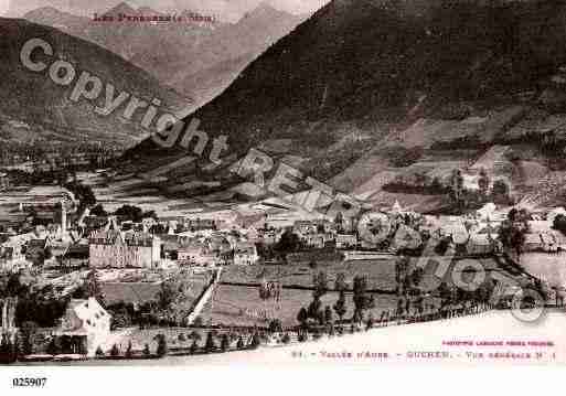 Ville de GUCHEN, carte postale ancienne