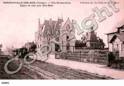 Ville de HERMANVILLESURMER, carte postale ancienne