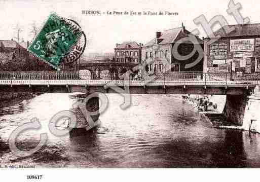 Ville de HIRSON, carte postale ancienne