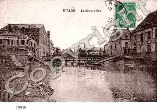 Ville de HIRSON, carte postale ancienne