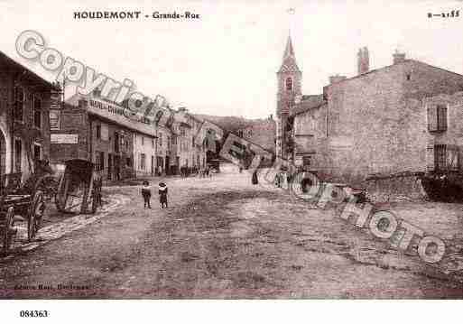 Ville de HOUDEMONT, carte postale ancienne