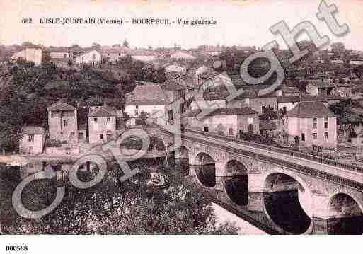 Ville de ISLEJOURDAIN(L'), carte postale ancienne