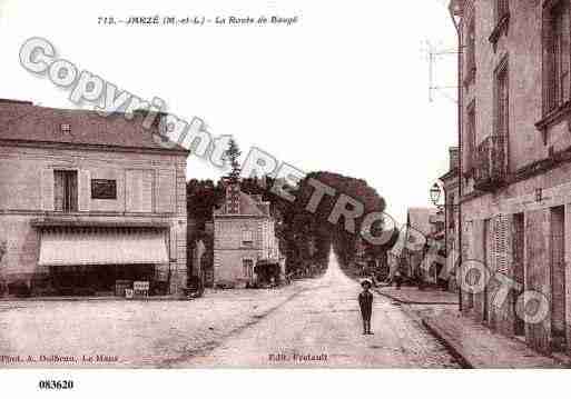 Ville de JARZE, carte postale ancienne