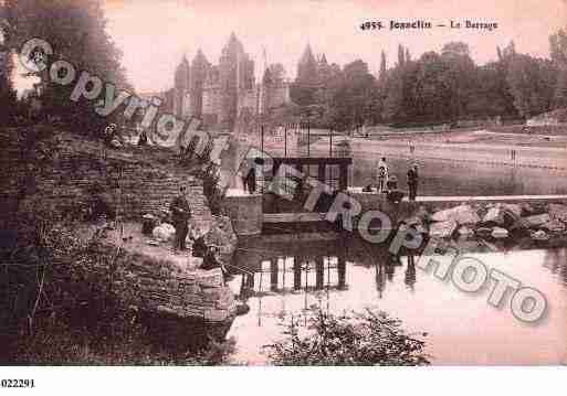 Ville de JOSSELIN, carte postale ancienne