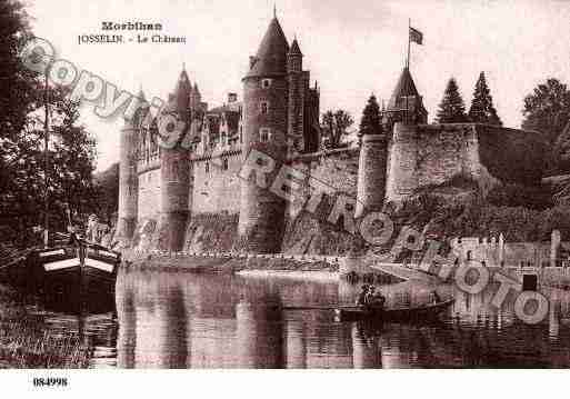 Ville de JOSSELIN, carte postale ancienne