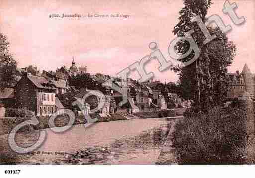 Ville de JOSSELIN, carte postale ancienne