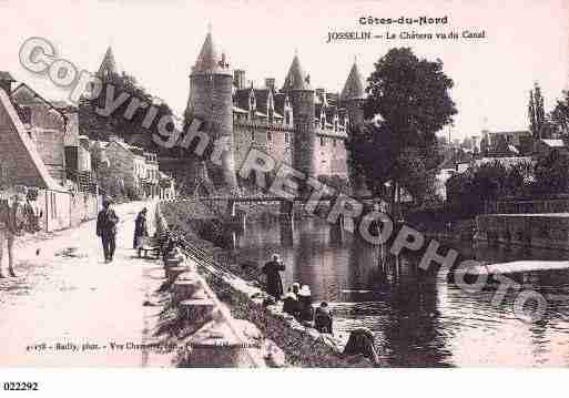 Ville de JOSSELIN, carte postale ancienne