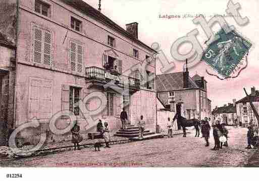 Ville de LAIGNES, carte postale ancienne