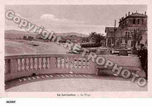 Ville de LAVANDOU(LE), carte postale ancienne