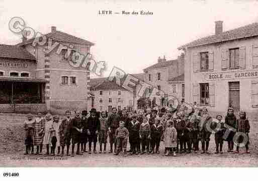 Ville de LEYR, carte postale ancienne