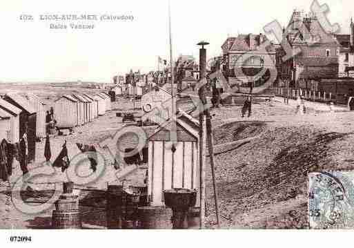 Ville de LIONSURMER, carte postale ancienne