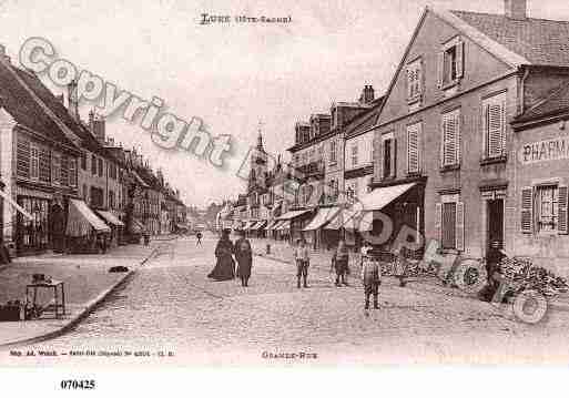 Ville de LURE, carte postale ancienne