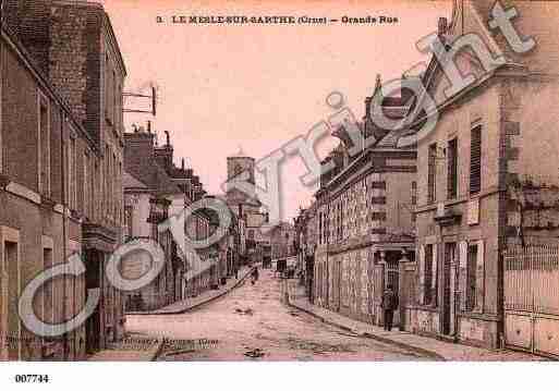Ville de MELESURSARTHE(LE), carte postale ancienne