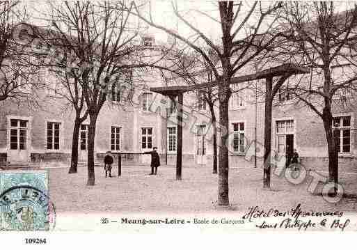 Ville de MEUNGSURLOIRE, carte postale ancienne