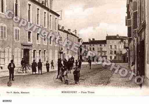 Ville de MIRECOURT, carte postale ancienne