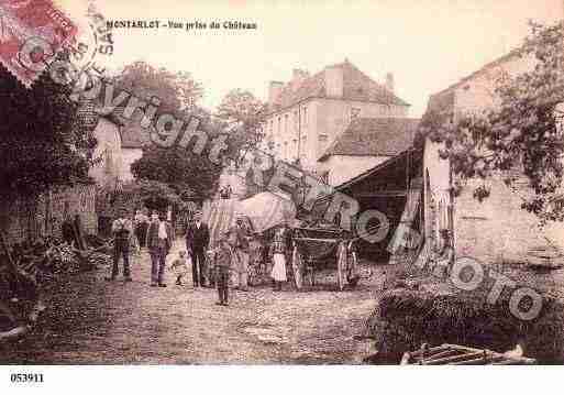 Ville de MONTARLOT, carte postale ancienne