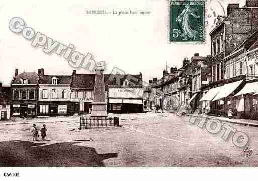 Ville de MOREUIL, carte postale ancienne