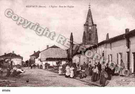 Ville de MURVAUX, carte postale ancienne