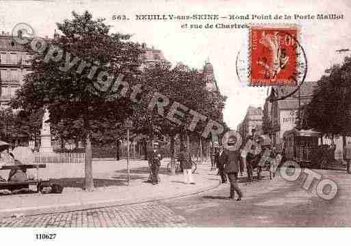 Ville de NEUILLYSURSEINE, carte postale ancienne