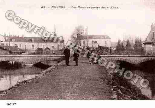 Ville de NEVERS, carte postale ancienne