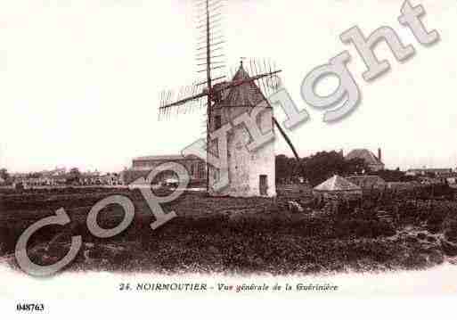 Ville de NOIRMOUTIERENL'ILE, carte postale ancienne