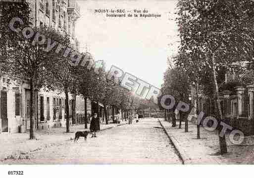 Ville de NOISYLESEC, carte postale ancienne