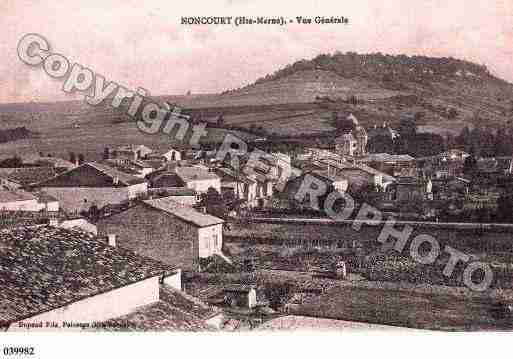 Ville de NONCOURTSURLERONGEANT, carte postale ancienne