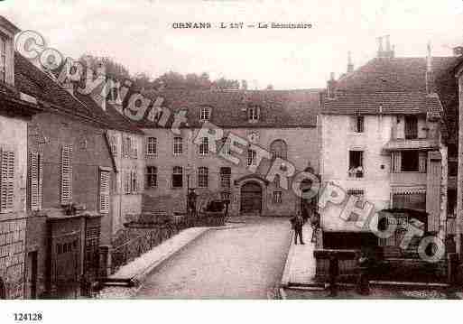 Ville de ORNANS, carte postale ancienne