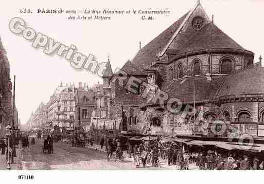 Ville de PARIS3, carte postale ancienne