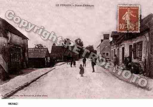 Ville de PERRON(LE), carte postale ancienne