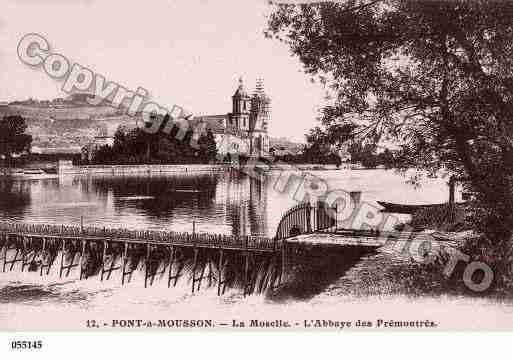Ville de PONTAMOUSSON, carte postale ancienne