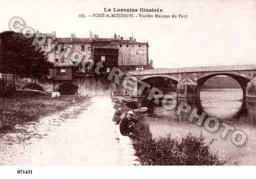 Ville de PONTAMOUSSON, carte postale ancienne