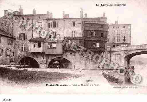 Ville de PONTAMOUSSON, carte postale ancienne