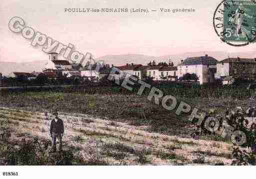 Ville de POUILLYLESNONAINS, carte postale ancienne