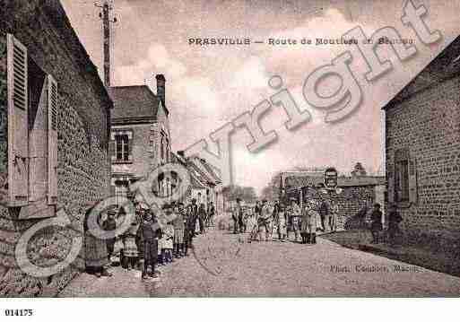 Ville de PRASVILLE, carte postale ancienne