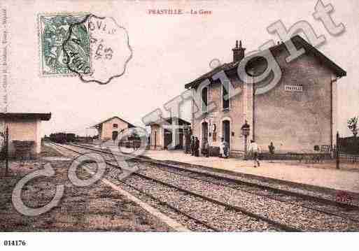 Ville de PRASVILLE, carte postale ancienne