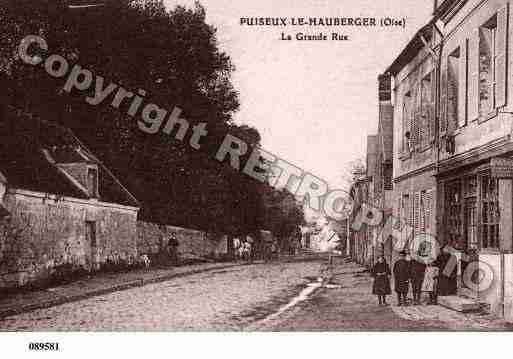 Ville de PUISEUXLEHAUBERGER, carte postale ancienne