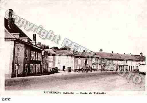 Ville de RICHEMONT, carte postale ancienne