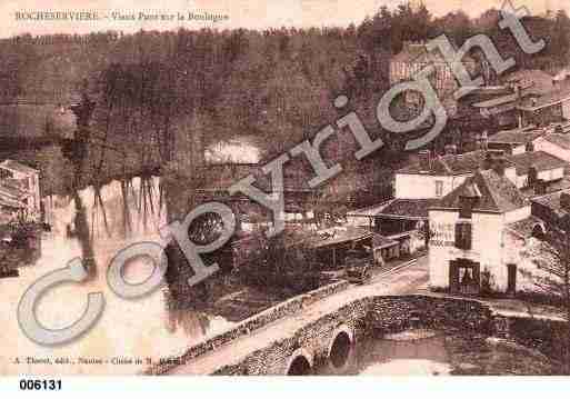 Ville de ROCHESERVIERE, carte postale ancienne