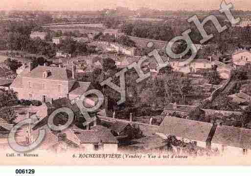 Ville de ROCHESERVIERE, carte postale ancienne