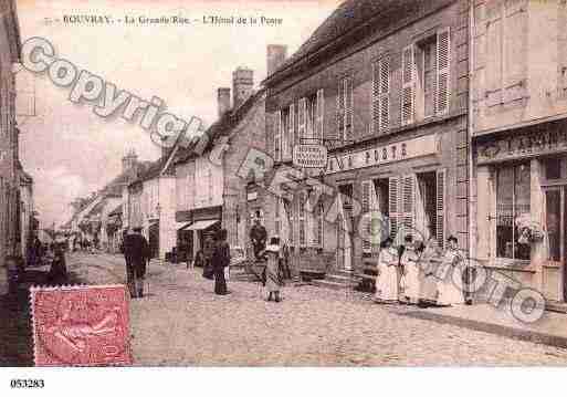 Ville de ROUVRAY, carte postale ancienne