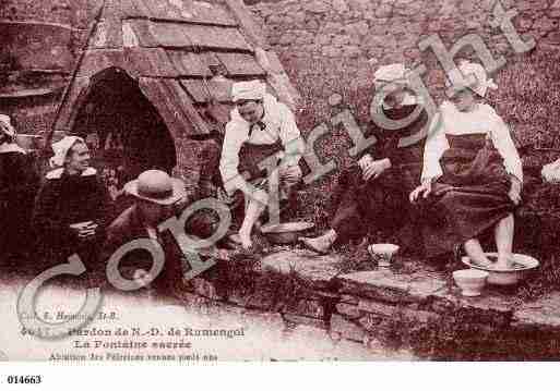 Ville de RUMENGOL, carte postale ancienne Ville de RUMENGOL, carte postale ancienne