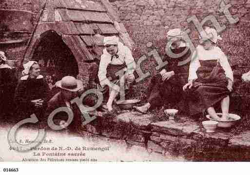 Ville de RUMENGOL, carte postale ancienne